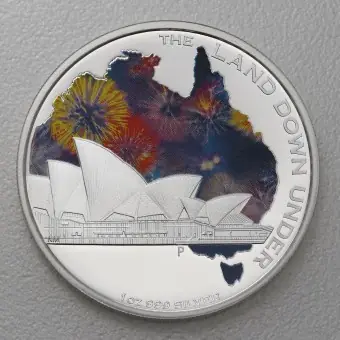 Geld-Zurück-Garantie Silbermünze 1oz "Sydney Opera House 2013" Land down under (Australien)
