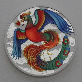 Silbermünze 1oz "Phoenix" 2022 (koloriert) Chinese Myths & Legends (Australien) Jetzt Bestellen