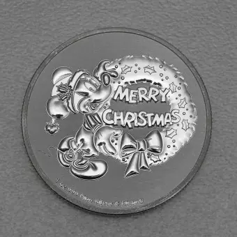 Online Kaufen Silbermünze 1oz "Mickey Mouse Christmas" 2021 Disney (Niue)