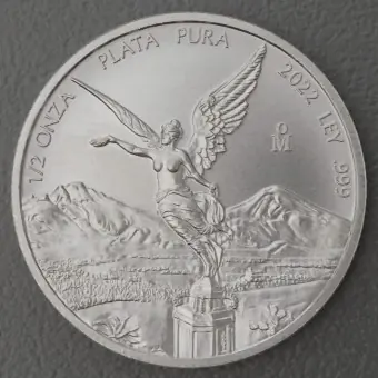 Silbermünze 1/2oz "Libertad" 2022 (Mexiko) Top-Seller