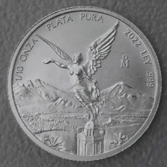 Markenware Silbermünze 1/10oz "Libertad" 2022 (Mexiko)