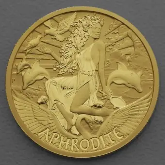 Neuheit Goldmünze 1oz "Aphrodite" 2022 Gods of Olympus (Tuvalu)