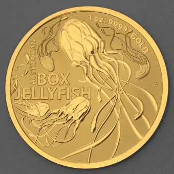 Premium Goldmünze 1oz "Box Jellyfish" 2023 Australia’s Most Dangerous (Royal Australian Mint)