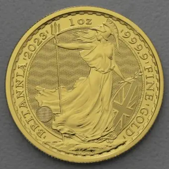 Goldmünze 1oz "Britannia" 2023 Elizabeth II. (Großbritannien) Abverkauf