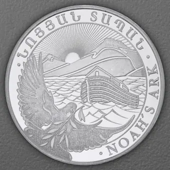 Abverkauf Silbermünze 1oz "Arche Noah" aktueller Jahrgang (Armenien)