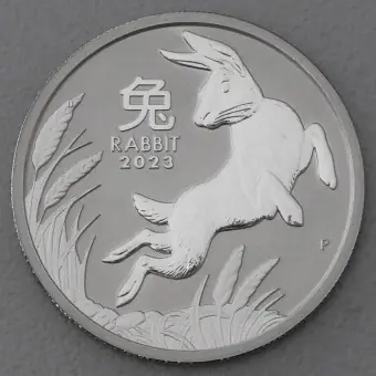 Großhandel Platinmünze 1oz "Hase" 2023 Lunar III – Year of the Rabbit (Australien)