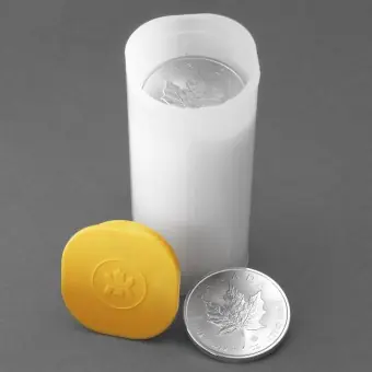 Abverkauf Silbermünze 25 x 1oz "Maple Leaf" aktueller Jahrgang Tube (Kanada)