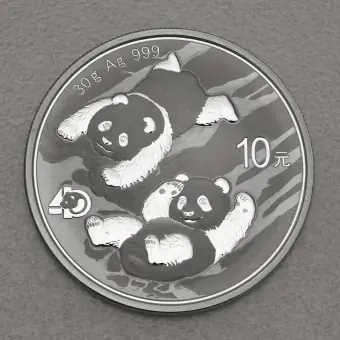 Silbermünze 30g "Panda" 2022 (China) Heute Kaufen