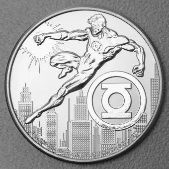 Silbermünze 1oz "Green Lantern" 2022 DC Comics (Niue) Letzte Chance