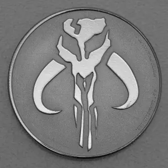 Silbermünze 1oz "Mandalorian Mythosaurier" 2020 Star Wars™ (Niue) Preiswert