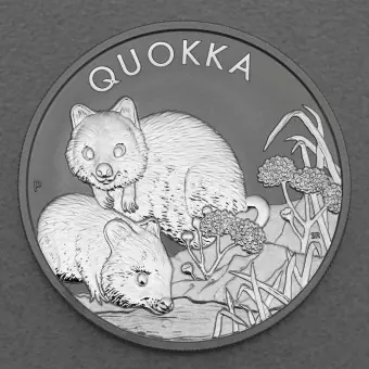 Echt Silbermünze 1oz "Quokka" 2022 diff. (Australien)