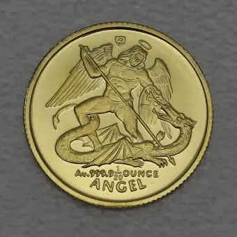 Goldmünze 1/20oz "Angel" 1994 (Isle of Man) Top-Qualität