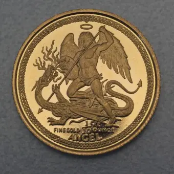 Mengenrabatt Goldmünze 1/10oz "Angel" 1985 (Isle of Man)