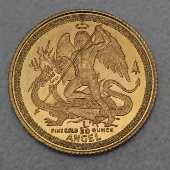 Goldmünze 1/20oz "Angel" 1985 (Isle of Man) Jetzt Zugreifen
