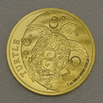 Exklusiv Goldmünze 1oz "Schildkröte" 2019 (Niue)