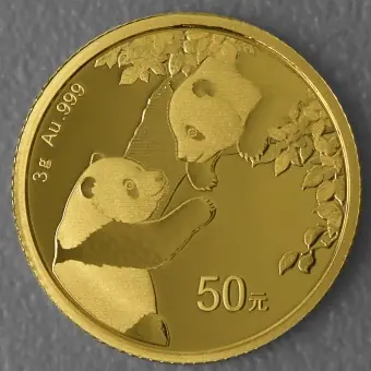Goldmünze 3g "Panda" 2023 (China) Jetzt Kaufen