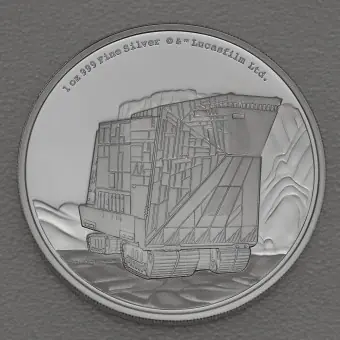 Silbermünze 1oz "Sandcrawler" 2022 (PP) Star Wars™ (Niue) Heute Kaufen