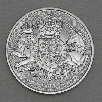 Abverkauf Silbermünze 1oz "The Royal Arms" 2022 (Großbritannien)