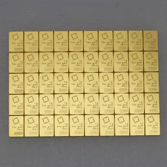 Abverkauf Goldtafel VALCAMBI (50x 1g Au CombiBar) - "Resale"