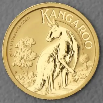 Markenprodukt Goldmünze 1/10oz "Känguru" 2023 (Australien)