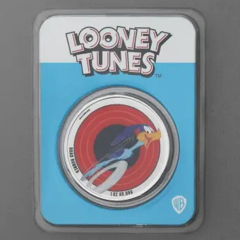 Kostenloser Versand Silbermünze 1oz "Road Runner" 2023 (koloriert) Looney Tunes (Samoa)