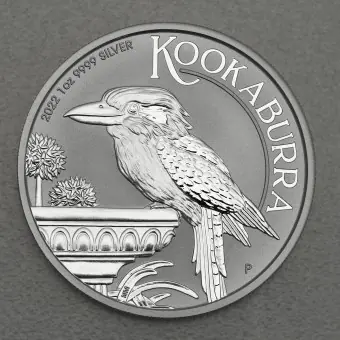Silbermünze 1oz "Kookaburra" 2022 (Australien) Kostenfreie Lieferung