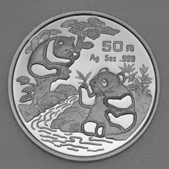 Geprüft Silbermünze 5oz "Panda" 1994 (China)