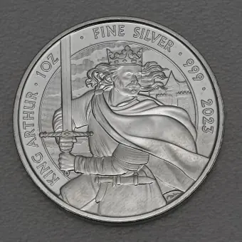 Silbermünze 1oz "King Arthur" 2023 Myths and Legends (Großbritannien) Begrenztes Angebot