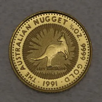 Mengenrabatt Goldmünze 1/20oz "Känguru" 1991 Australian Nugget (Australien)