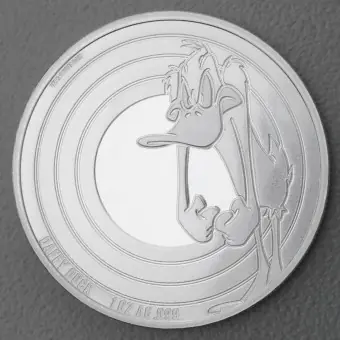 Silbermünze 1oz "Daffy Duck" 2022 Looney Tunes (Samoa) Knallerangebot