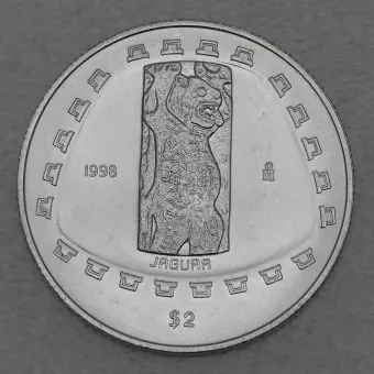 Silbermünze 1/2oz "Jaguar" 1998 Präkolumbische Kulturen – Tolteken (Mexiko) Sale