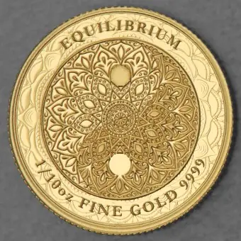 Goldmünze 1/10oz "Equilibrium" 2023 (PL) (Niue) Top-Seller