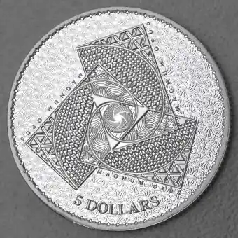 Silbermünze 1oz "Magnum Opus" 2022 (Tokelau) Handgefertigt