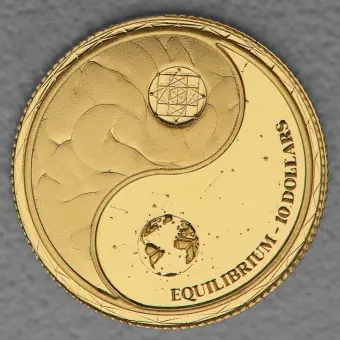 Letzte Chance Goldmünze 1/10oz "Equilibrium" 2022 (PL) (Tokelau)