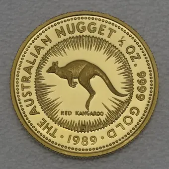Goldmünze 1/2oz "Känguru" 1989 (PP) Australian Nugget (Australien) Jetzt Bestellen