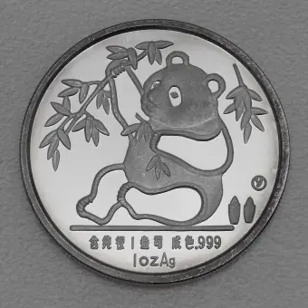 Silbermünze 1oz "Panda" 1989 Hong Kong (China) Jetzt Kaufen