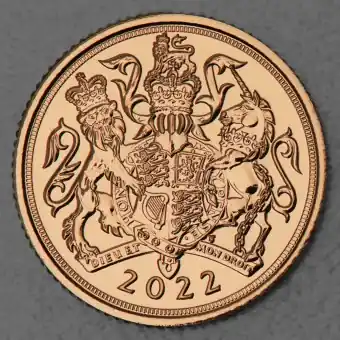 Direktkauf Goldmünze 1/2 Sovereign "Elizabeth II." 2022 70. Jahrestag der Thronbesteigung (Großbritannien)