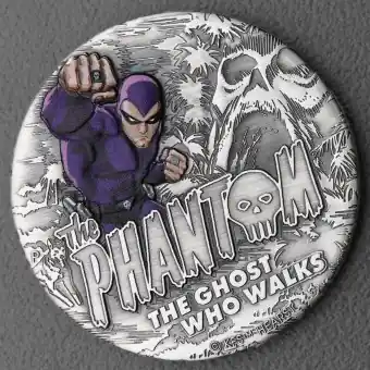 Silbermünze 2oz "The Phantom" 2023 (AF/koloriert) (Tuvalu) Bestpreis