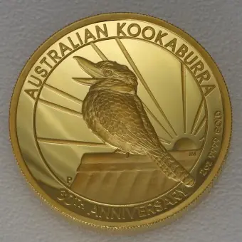 Goldmünze 2oz "Kookaburra" 2020 (PP/HR) (Australien) Sichere Zahlung