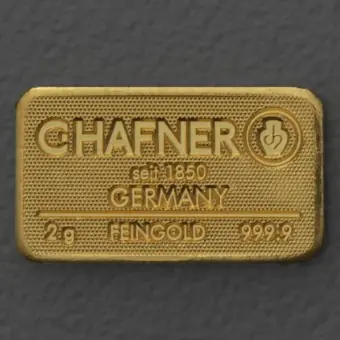 Bestseller Goldbarren 2g C.HAFNER - "Resale"