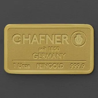 Goldbarren 1oz C.HAFNER - "Resale" Gratis Versand