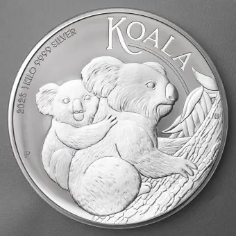 Schneller Versand Silbermünze 1kg "Koala" 2023 (Australien)