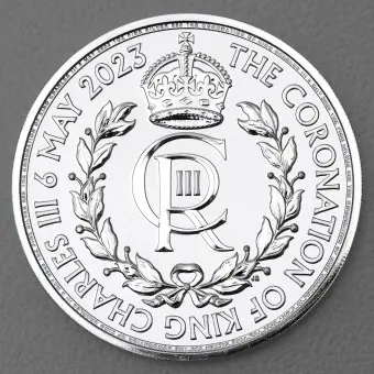 Silbermünze 1oz "Coronation Charles III." 2023 Coronation Coin (Großbritannien) Direkt Vom Hersteller