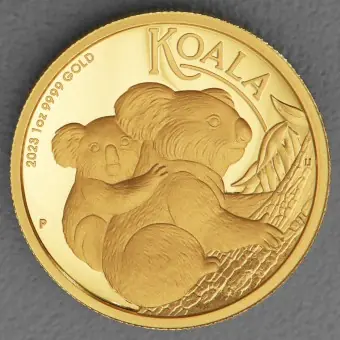 Hochwertig Goldmünze 1oz "Koala" 2023 (PP/HR) (Australien)