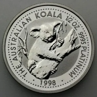 Original Platinmünze 1/2oz "Koala" verschiedene Jahrgänge diff. (Australien)