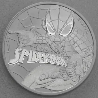 Silbermünze 1oz "Spiderman" 2017 Marvel (Tuvalu) Wochenendangebot