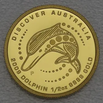 Exklusiv Goldmünze 1/2oz "Dolphin" 2009 Discover Australia (Australien)