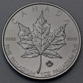 Palladiummünze 1oz "Maple Leaf" diff. (Kanada) Sichere Zahlung