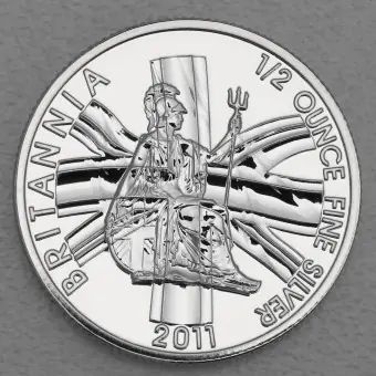 Silbermünze 1/2oz "Britannia" 2011 (Großbritannien) Großhandel