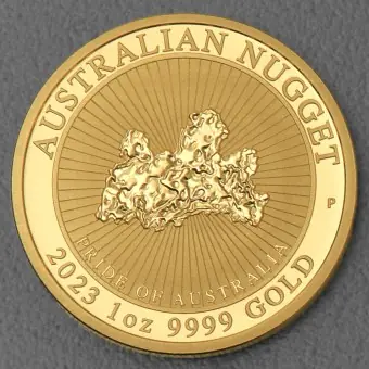 Beliebt Goldmünze 1oz "Australian Nugget" 2023 Pride of Australia (Australien)
